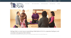 Desktop Screenshot of michiganreiki.org